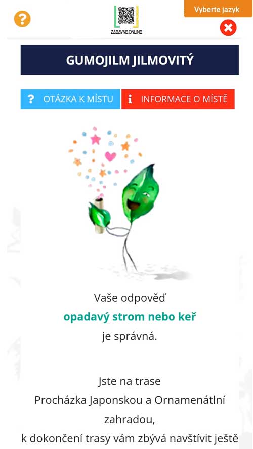 Obrázek č.10 - příklad zábavné hry